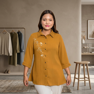 Camisa Casual Premium para Mujer Hecha de Tela Suave y Transpirable para Comodidad Durante Todo el Día Compre Directamente del Proveedor - Product Image 3