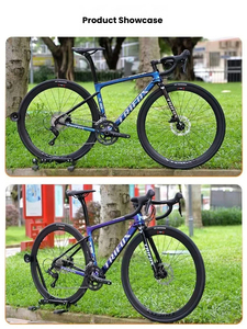 TRIF | Vélo <span class=keywords><strong>de</strong></span> route en fibre <span class=keywords><strong>de</strong></span> carbone OX avec fourche et <span class=keywords><strong>tige</strong></span> <span class=keywords><strong>de</strong></span> <span class=keywords><strong>selle</strong></span> en fibre <span class=keywords><strong>de</strong></span> carbone, coussin <span class=keywords><strong>de</strong></span> <span class=keywords><strong>selle</strong></span> ergonomique pour les longues distances - Product Image 2