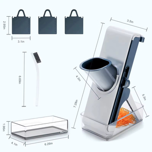 Best Selling Kitchen Gadgets Professional Food <b>Chopper</b> Manual Mandoline Slicer <b>Vegetables</b> Grater Cutter for Kitchen - Product Image 6