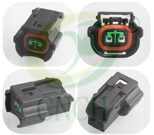 على استعداد للسفينة في الأسهم إيفاد سريع PU465-02127 الإناث 2 دبوس فوهة التوصيل للماء السيارات موصل سالب 936139-1 - Product Image 3