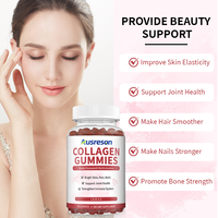 Gummies de Collagène Naturel Ausreson OEM – Complément Beauté Éclaircissant pour la Peau, Antioxydant, L-Glutathion, Bonbons Gommeux au Collagène