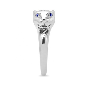 Anillo <span class=keywords><strong>de</strong></span> pantera ajustable con brazalete <span class=keywords><strong>de</strong></span> diamante <span class=keywords><strong>de</strong></span> plata 925 <span class=keywords><strong>para</strong></span> <span class=keywords><strong>mujer</strong></span>, joyería <span class=keywords><strong>de</strong></span> animal Esmeralda delicada <span class=keywords><strong>de</strong></span> - Product Image 4