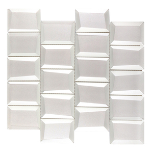 <span class=keywords><strong>Carrelage</strong></span> décoratif mural <span class=keywords><strong>blanc</strong></span>, nouveau modèle, carré, <span class=keywords><strong>miroir</strong></span> 3d, <span class=keywords><strong>carrelage</strong></span> de salle de bains, mosaïque - Product Image 2