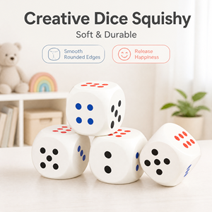 Jouet Squishy Premium en Forme de Tuiles de Mahjong, Jouet Anti-Stress Souple et Réaliste pour le Soulagement du Stress, Cadeaux de Fêtes et du Nouvel An - Product Image 5