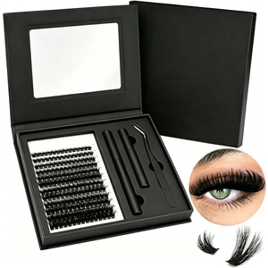 200D Cluster Eyelashes Segment <b>Lashes</b> Cluster Kit Eye <b>Lashes</b> Clusters Vendor - Product Image 1