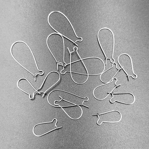 Crochets d'oreille en forme de U en acier inoxydable, forme goutte, pour la fabrication de boucles d'oreilles, accessoires de bijouterie H1104 - Product Image 4