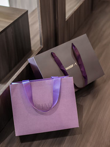 Wholesale Custom <strong>Printed</strong> <strong>Logo</strong> Luxury Pink White Purple <strong>Paper</strong> <strong>Bag</strong> Retail Boutique Shopping Gift <strong>Paper</strong> <strong>Bags</strong> <strong>With</strong> Your Own <strong>Logo</strong> - Product Image 3