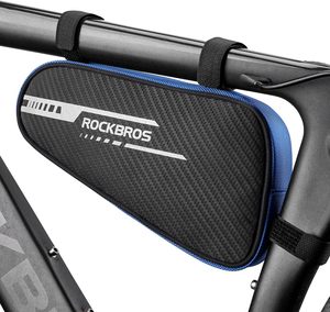 Muestra Gratuita de Bolsa Impermeable para Cuadro de Bicicleta de Poliéster, Bolsa para Kit de Herramientas de Bicicleta de Montaña, Bolsa para Batería de Viga Delantera - Product Image 4