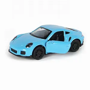 Toptan çocuklar simülasyon 1/43 oyuncaklar alaşım spor araba geri çekin Diecast oyuncak araçlar Metal zanaat Mini Model araba için Chidren