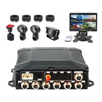 MDVR Móvil de 4 Canales, Punto de Acceso WiFi 3G/4G, Disco Duro de 1 TB, Rastreo, Kit de Cámara con Tarjeta SD para Taxi, Camión, Automóvil, Autobús, Monitor DVR, MDVR para Autobús de 8 Canales