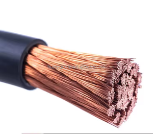 HUAQI高柔軟性10 25 35 50 70mm 95mm²純オレンジ1/0 2/0溶接ケーブル銅線二重絶縁溶接ケーブル - Product Image 1