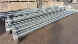 Горячеоцинкованная стальная труба с фланцевым концом ASTM A123 - Product Image 3