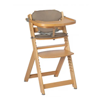 Chaise haute en bois de haute qualité meubles pour bébé chaise haute de cuisine réglable chaise d'alimentation multifonctionnelle pour bébé