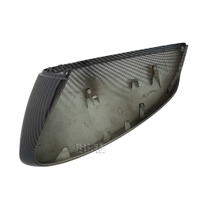 Carbon Fiber Rearview <b>Mirror</b> Cover For Audi A3 S3 RS3 2021 2025 Full Set Upper Shell <b>Plastic</b> Material - Product Image 4