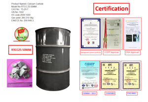 <span class=keywords><strong>Carburo</strong></span> de Calcio <span class=keywords><strong>Industrial</strong></span>, Productos Químicos, Fabricante Chino, Fórmula Química 50-80 mm, Gas de <span class=keywords><strong>Carburo</strong></span> de Calcio CaC2 - Product Image 6
