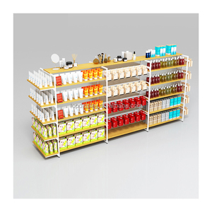 Rak Display barang dua sisi ringan, untuk ritel makanan di toko dolar Supermarket - Product Image 3