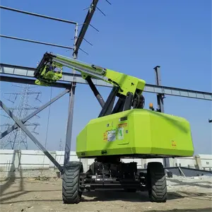 500Kg mobil dikey çalışma teleskopik AWP ZT20J 20M hava çalışma Platform