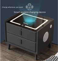 Meubles simples, bois massif, table de chevet intelligente, prix de gros, meubles de chambre à coucher, rangement à tiroirs, table de chevet intelligente