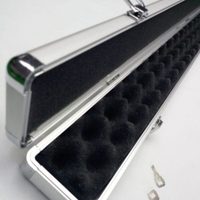 Étui de queue de billard en aluminium antichoc, étui de queue de billard personnalisé