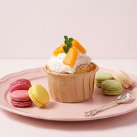 Vasos Desechables para Pasteles y Muffins con Borde Enrollado, Resistentes al Calor y al Agua, de Papel para Hornear con Borde Rizado, de Fábrica, para Tiendas de Postres Premium