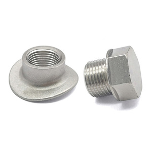 Saddle-Style M18x1.5 Weld Bung & Plug Set | Stainless Steel Nut + Nickel-Plated Steel Plug for Exhaust Systems - Product Image 6