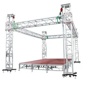 Suporte de design de plataforma para telhado, tenda de eventos ao ar livre de alumínio, fase de concerto