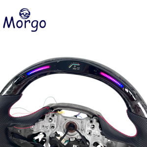 Volante Personalizado de Fibra de Carbono Real con LED para <span class=keywords><strong>Lexus</strong></span> LS/ES/<span class=keywords><strong>UX</strong></span> 500h/200/<span class=keywords><strong>250h</strong></span>/260h/300h/350h F Sport (2017-2025) - Product Image 2