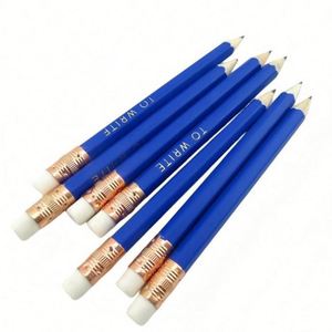 Cheap Custom Logo Printed Promotional Mini Pencils Pre-Sharpened HB Lead Hexagonal Wooden <b>Erasers</b> for Hotels - Product Image 4