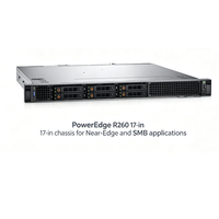 Servidor en Rack EMC Poweredge R260 R360 Xeon E-2414 16G 1T SATA 600W 1U en Stock, Garantía de 3 Años
