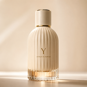 Botella de Perfume de Vidrio Transparente Acanalado Vertical con Tapa Dorada Blanca de 30ml 50ml 100ml al por Mayor - Product Image 5