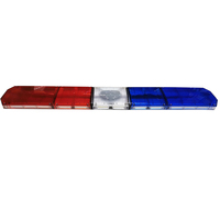 DC12V 24V ukuran besar 47 inci 71 inci 280watt merah biru Emergenct Lightbar truk lampu peringatan atap ambulans dengan Speaker Sirene