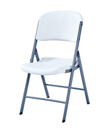 Vente en gros de chaises de jardin en plastique chaises pliantes blanches pour événements chaise de camping pliante légère