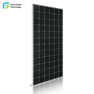 Panel PV tenaga surya monokristalin 350W, penutup depan kaca efisiensi 400W daya maksimum 450W proyek energi terbarukan OEM PERC