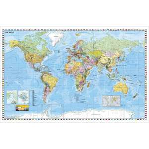 Poster World <b>Map</b> (German) Large Format, 137 x 89 cm ( 97099938842867 ) - Product Image 1