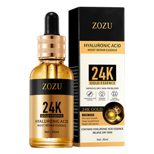 OEM ZOZU <span class=keywords><strong>meilleures</strong></span> ventes or acide hyaluronique organique hydratant réparation vitamine c soins de beauté ensemble série - Product Image 5