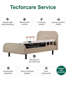 Letto Elettrico per Casa di Cura, Classe II IEC 60601, Telaio Regolabile per Anziani e Disabili, <span class=keywords><strong>Assistenza</strong></span> Ospedaliera e Domiciliare, Garanzia 5 Anni - Product Image 2