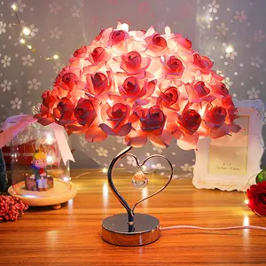 Çiçek fener Nacional Dropshipping kazanan ürünler avrupa tedarikçiler hızlı kargo başucu lambası gül gece lambası
