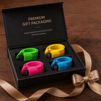 Nouveau bracelet USB 2.0 en silicone personnalisé avec logo, clé USB promotionnelle, 8 Go-128 Go