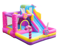 Utilisation familiale petit videur gonflable enfants sautant csatle avec toboggan chine trampoline gonflable à vendre