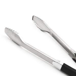 Pinzas para Barbacoa de Acero Inoxidable, Pinzas Multifuncionales para Alimentos con Mango de TPR Antideslizante y Resistente al Calor - Product Image 2