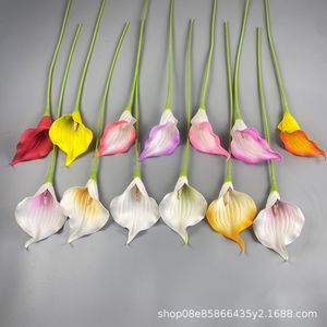 ดอกคาลล่าลิลลี่ประดิษฐ์ ก้านเดี่ยว สูง 80 ซม. ตกแต่งงานแต่งงานและบ้าน - Product Image 4