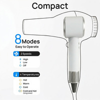 Sèche-cheveux professionnel ionique électrique à 110 000 tr/min avec diffuseur pour un soin capillaire constant