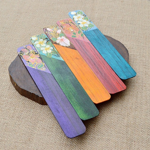 Marcapáginas de madera Natural, grabado láser personalizado, regalo, decoración artesanal - Product Image 6