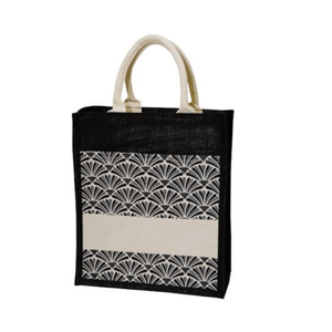 Bolsa de Compras de Yute de Tamaño Mediano con Logotipo Personalizado Directo de Fábrica, Bolsa Reutilizable de Fibra Natural para Compras y Venta al por Menor - Product Image 6