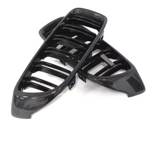 Para <span class=keywords><strong>BMW</strong></span> F32 F33 F36 435i 440i F82 F83 2013-2020 Parrilla delantera de doble listón de fibra de carbono 51712352811 51712352812 - Product Image 4