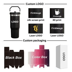 OEM/ODM Wholesale in Bulk 30oz Stainless Steel Insulated Customized Coffee Tumbelr Cups with Straw - Product Image 6