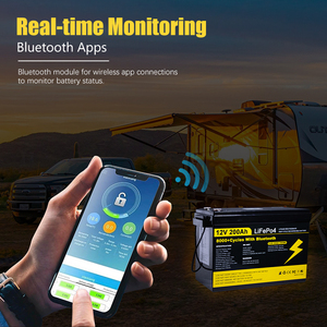 Batería LiFePO4 de 12V 100Ah 200Ah para autocaravanas, caravanas y almacenamiento de energía fuera de la red, desde almacén de la UE - Product Image 2