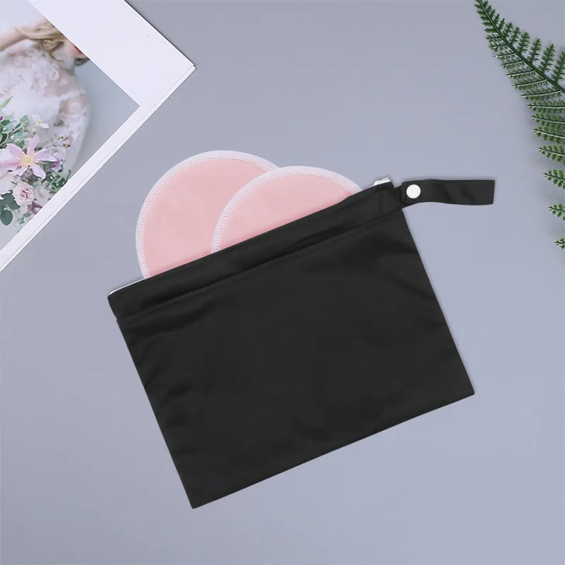 Reusable Waterproof Mini Small Wet Dry Diaper Nappies Bag Pouch Menstrual Pads Nursing Pads Stroller Makeup Storage Bag