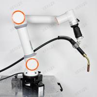 Kit de herramientas de mango inteligente Programación fácil Brazo de robot colaborativo Controlador de brazo COBOT incluido 1 kW 200-240VAC 5kg Carga útil 0,02mm