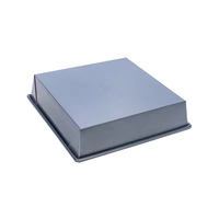 Plaque de cuisson carrée profonde en acier au carbone personnalisable avec logo et emballage, pour gâteaux au fromage, biscuits, four et cuisine